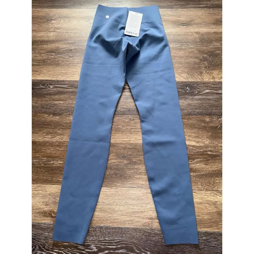 Lululemon Glow Up Tight High Rise 28” Washed Denim Size 6 NWT
